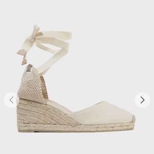 CASTAÑER Carina 60 canvas wedge espadrilles - Ivory - Size 41